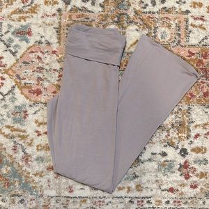 Gray Flared Leggings